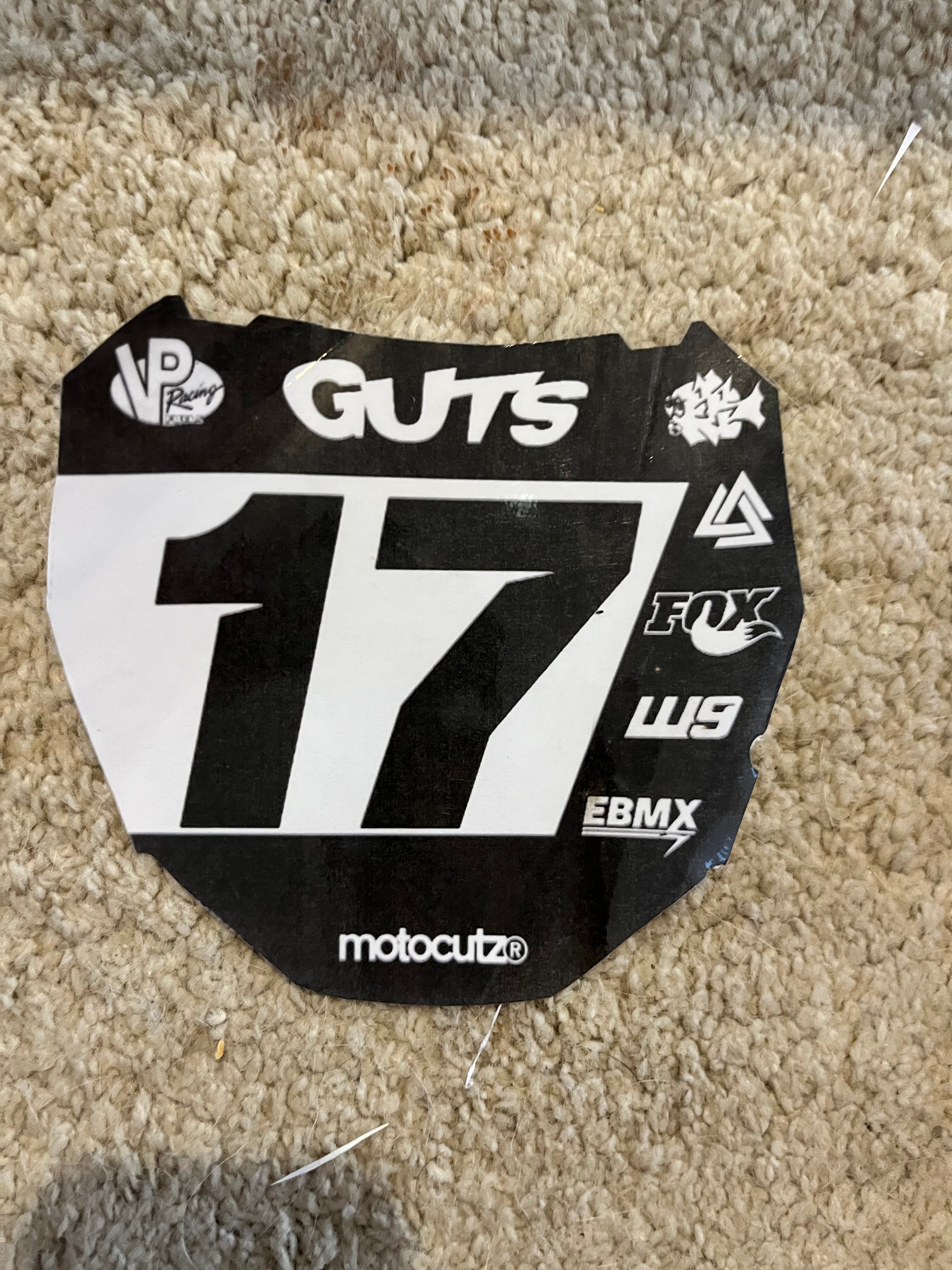 Plate Decals For E-bikes