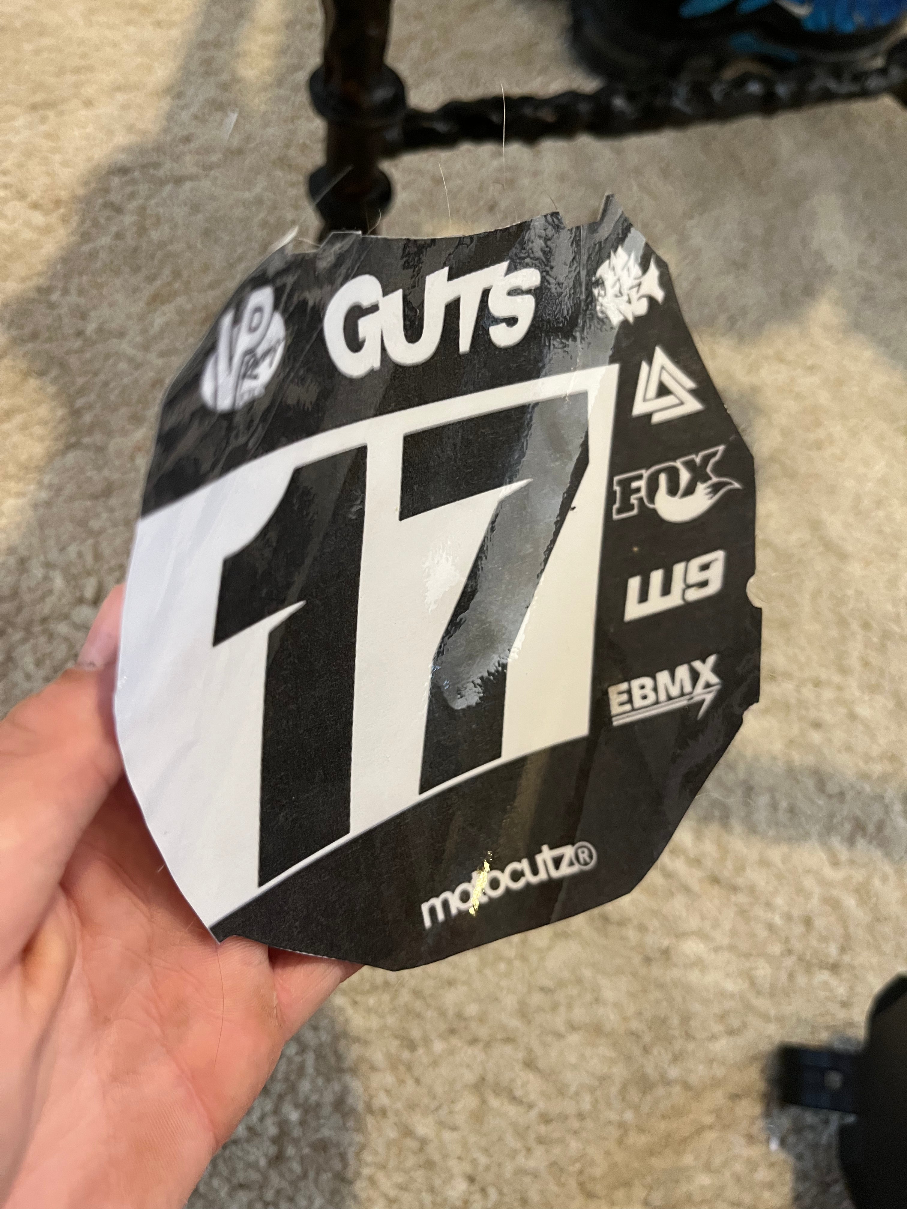 Plate Decals For E-bikes