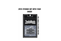 2Pcs Sticker set.
